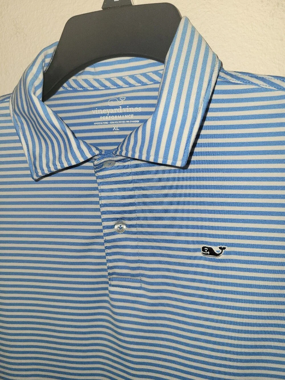 Vineyard Vines Boys XL(18) Bradley Stripe Sankaty Polo Shirt, Like New